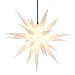 Advent stjerne udvendig hvid 68 cm