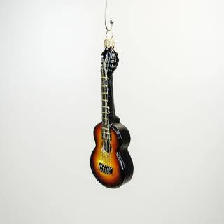 Akustisk guitar glas juletræs kugle