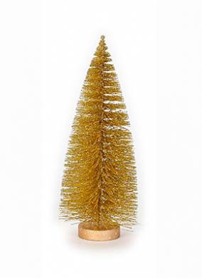 Juletræ guld 27 cm