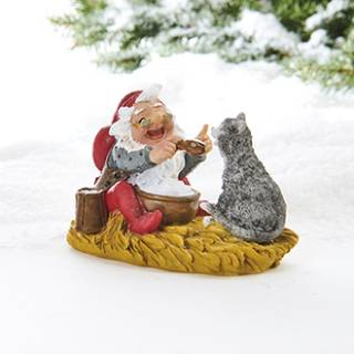 Nissernes Jul - Julemanden med sin nissegrød
