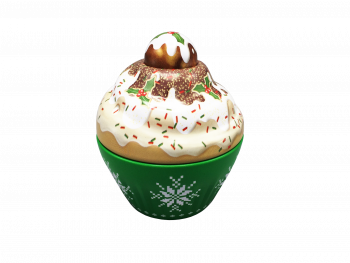 Kagedåse Jule cupcake grøn
