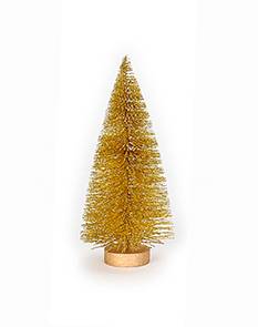 Juletræ guld 16 cm
