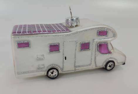 Autocamper med alkove juletræskugle