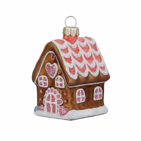 Juletræskugle Honningkagehus 6 cm