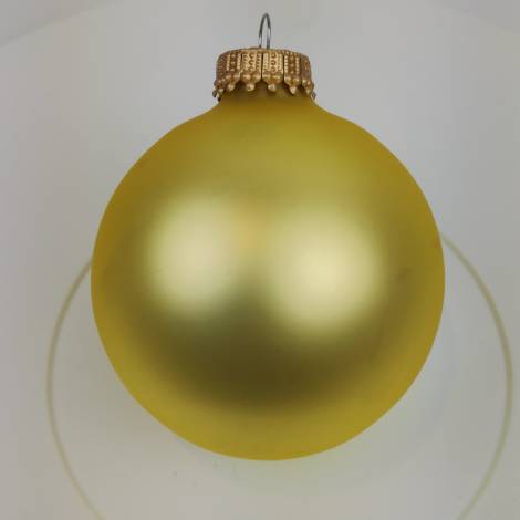Juletræskugler guld Ø 6,7 cm