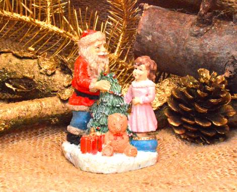 Peter jul serie Julemand med lille pige