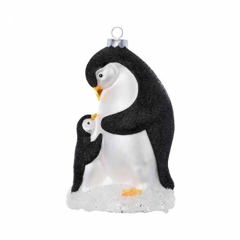 Pingvin kærlighed juletræskugle